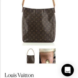 Louis Vuitton Looping Handbag Monogram Canvas GM